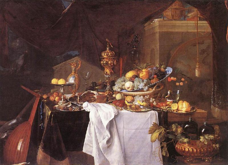 Jan Davidsz. de Heem A Table of Desserts France oil painting art